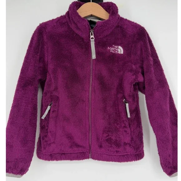 The North Face Girl's Osito Fleece Full Zip Jacket XXS 5 Purple