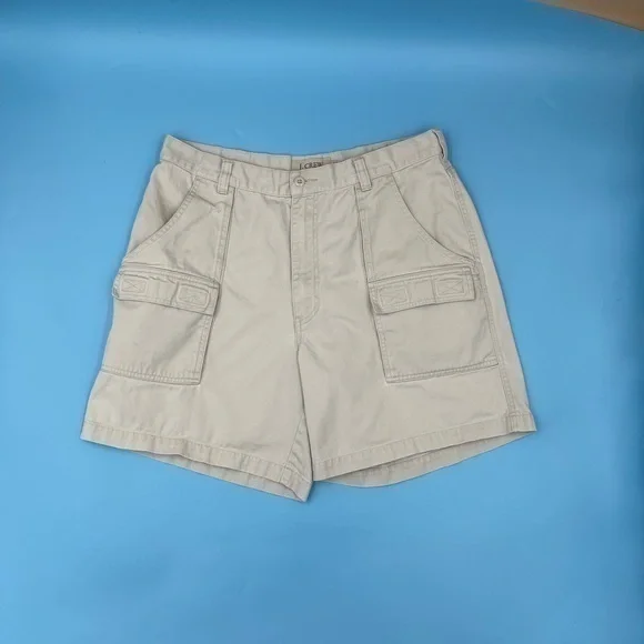 VTG J. Crew Cargo Khaki 6” Shorts