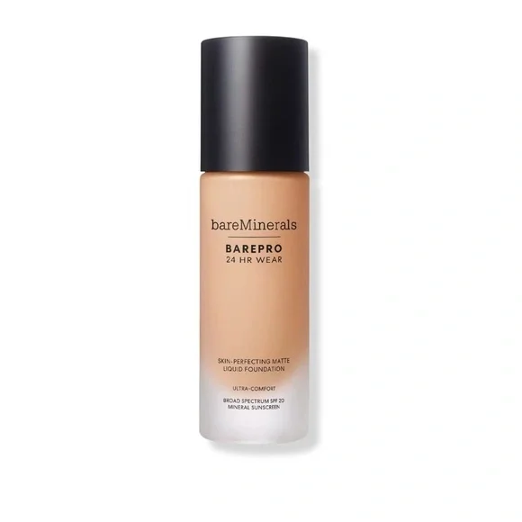 NIB bareMinerals BAREPRO 24HR Wear Skin-Perfecting Matte Liquid Foundation #28