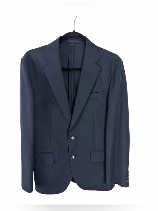 J.Crew  Ludlow slim navy blue moon worsted with cotton blazer 36