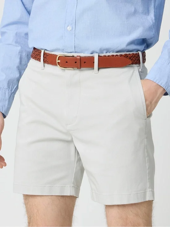 NWT J.Crew Men’s Khaki Chino Shorts 7” Inseam Stone Size 40