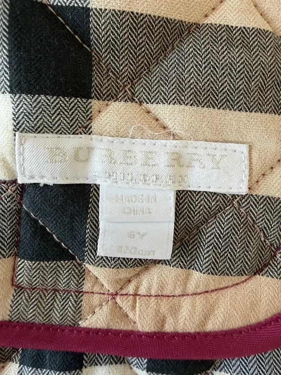 Little girl Burberry jacket