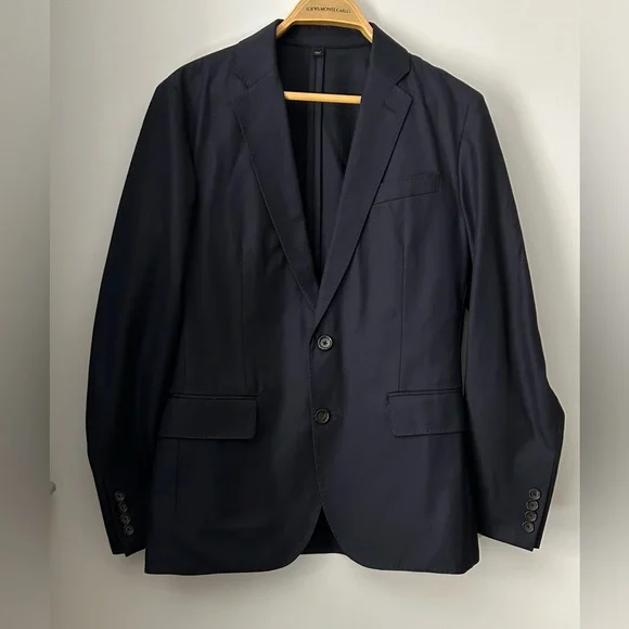 J. Crew Men's Navy Blue Sport Coat Blazer