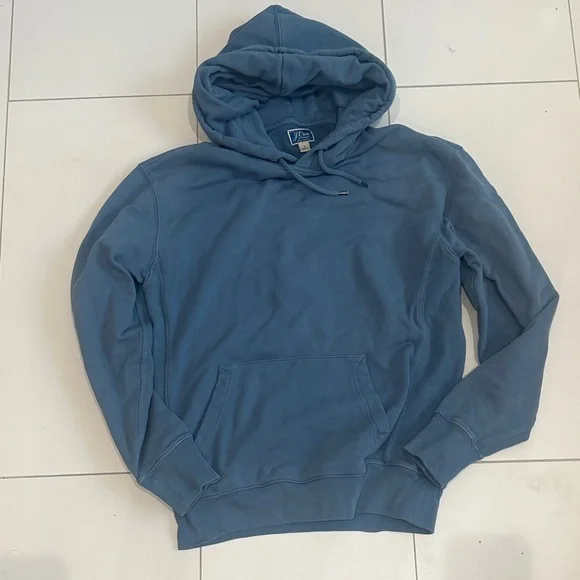 J crew Men’s Blue Hoodie Small