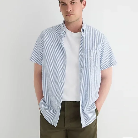 J.CREW Short-sleeve button down  shirt  SIZE XXL