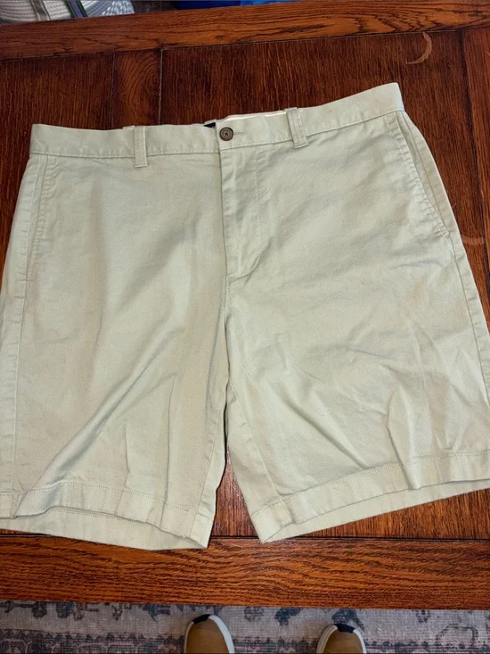 J. Crew Men’s Light Sage Green Flat Front Shorts