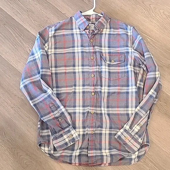 J Crew Mens Small Flannel Workshirt.