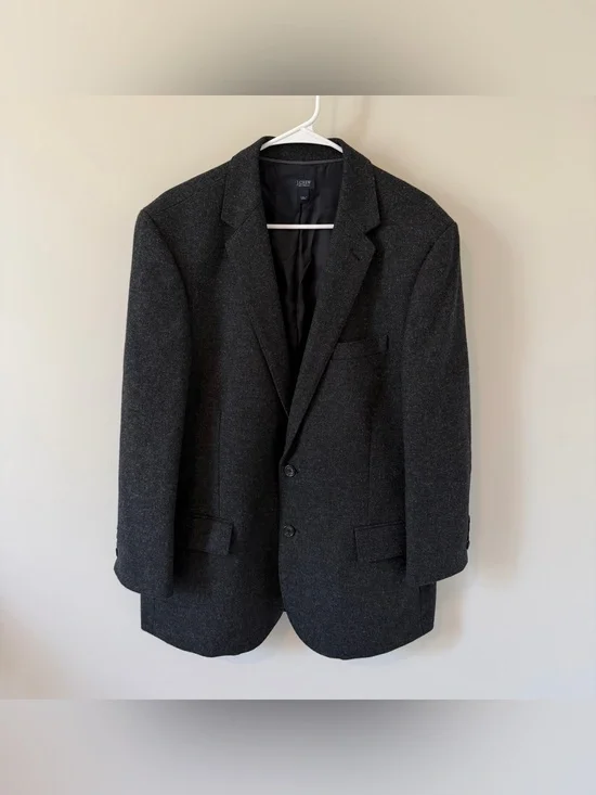 J. Crew Ludlow Blazer Gray Yorkshire Tweed Moon Men’s Size 44R