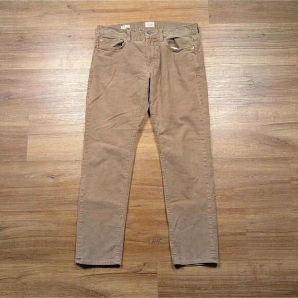 J. Crew Men's Tan Corduroy Pants
