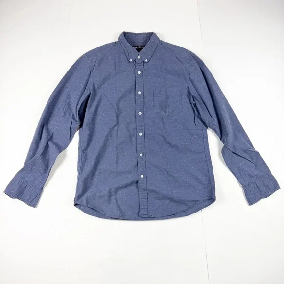 J. Crew Mercantile Casual Navy Button-Down Shirt‎ Large