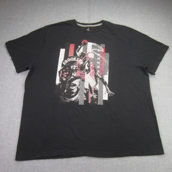 Nike Air Jordan Spike Lee Shirt Mens 3XL Black Brooklyn Mars Blackmon Graphic Te