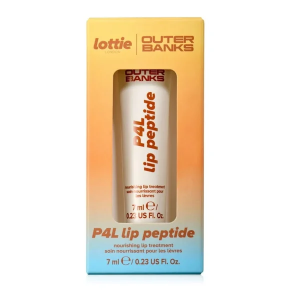 Lottie London Outer Banks P4L Lip Peptide Balm Caramel Glaze