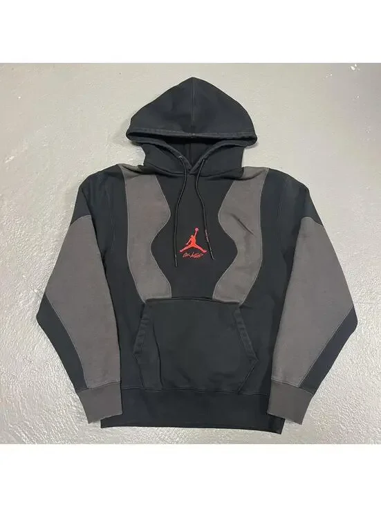 OFF-WHITE X Air Jordan Black Pullover Hoodie
