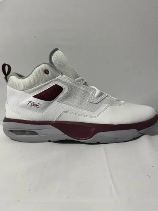 Nike Jordan Stay Loyal 3 White Wolf Gray Team Red Men's Size10.5 N253