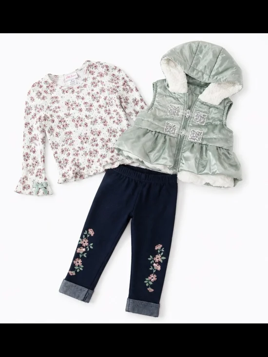 Little Lass Girls 3-Piece Outfit Set | 24M