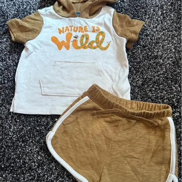 Nature is wild baby set size 6-12m