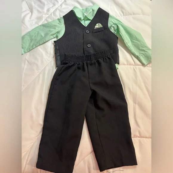 George Boys Special Occasion Dress Outfit 4-Piece Set, Toddler & Boys 18 Months