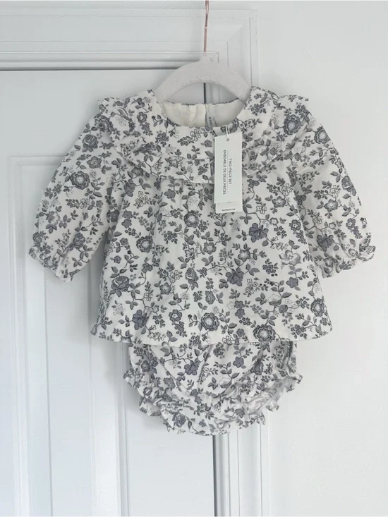 Janie and Jack matching set 3-6m NWT