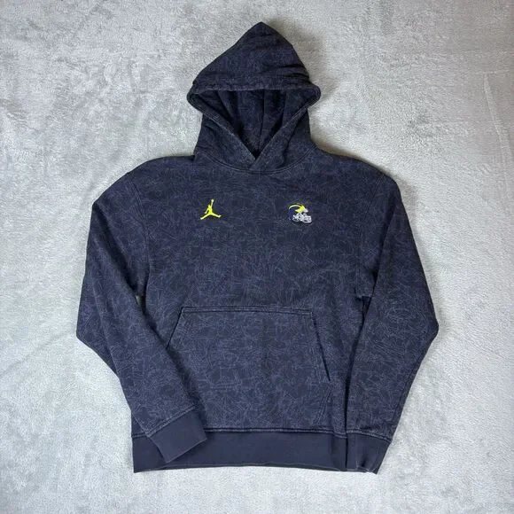 Jordan Men's‎ Small Michigan Wolverines Pullover Hoodie Sweater DR0278-426