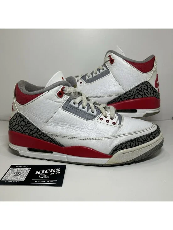 Air Jordan 3 Retro Fire Red 2022 - Size 9 - (DN3707-160)