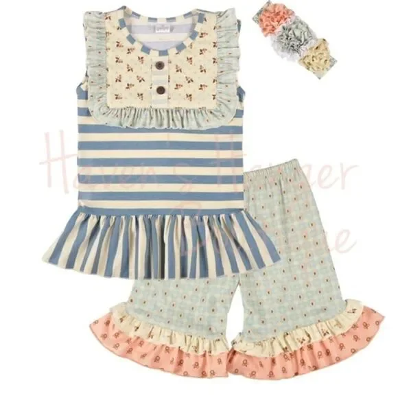 3pc. Multi-Print Shorts Set (#6)
