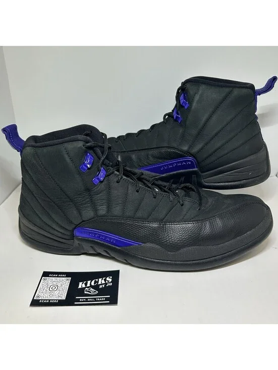 Air Jordan 12 Retro Black Dark Concord 2020 - Size 14 OG BOX - (CT8013-005)
