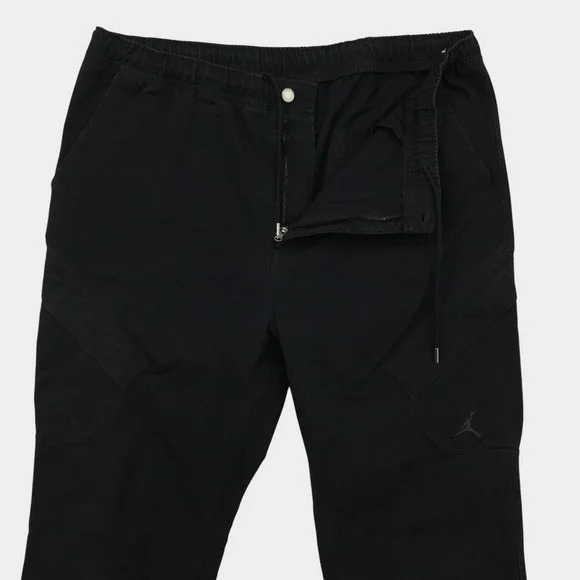 Jordan Mens XL Black Flight Chicago Cargo Pants Essentials Drawstring FV7255