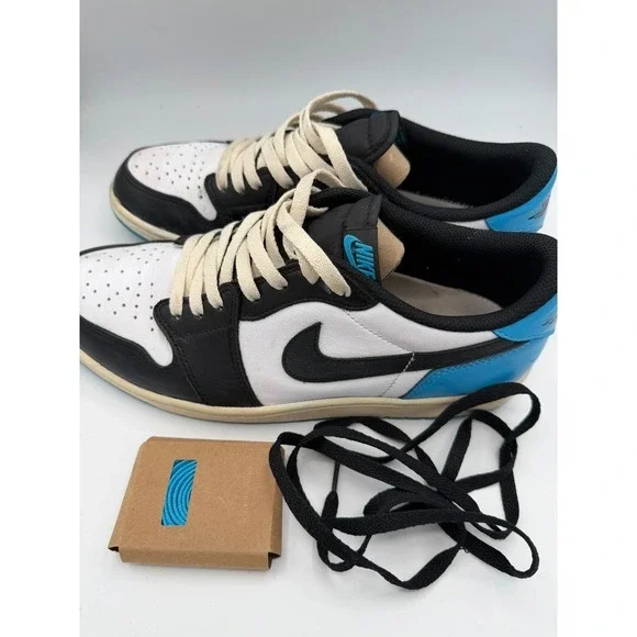 Air Jordan 1 Retro Low OG UNC Dark Powder Blue Men's Size 11 CZ0790-104