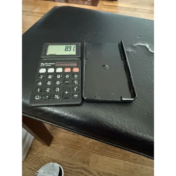 Auradex Bx-2 Big Number Electronic Calculator Dual Power