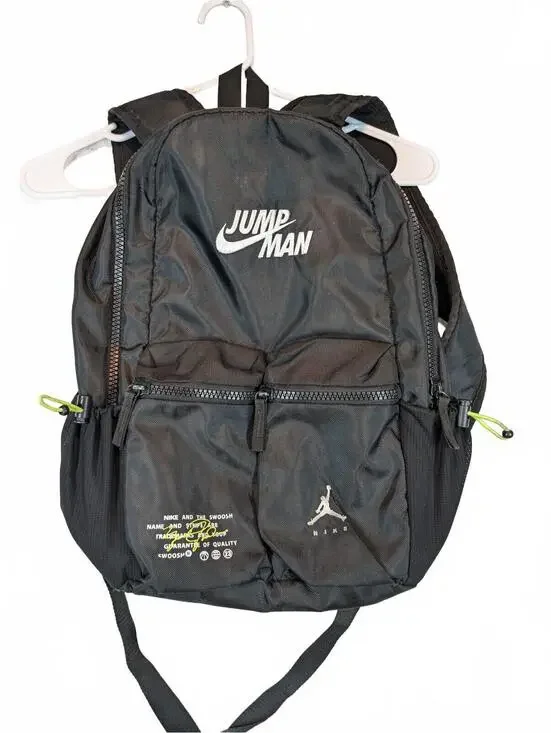 Nike Jumpman Air Jordan Backpack School Laptop Travel Bag Black Unisex Large