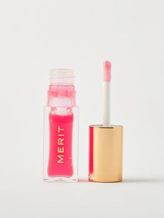 Merit Shade Stick Gelee Tinted Lip Oil In Les Deux MSRP $25