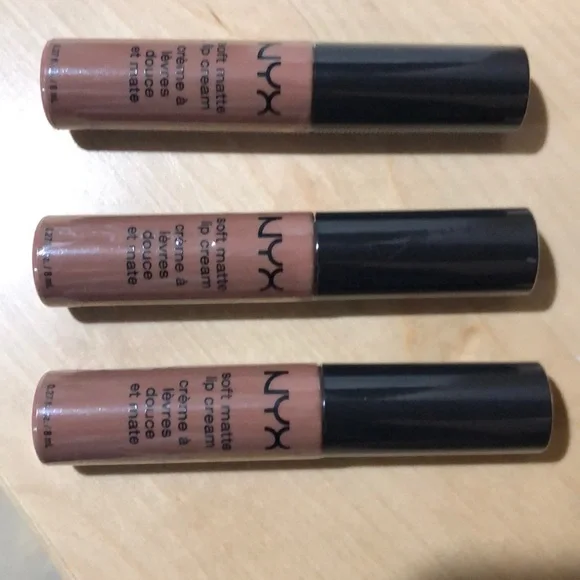 NYX Soft Matte Lip Cream lot of 3 - SMLC04‎ London