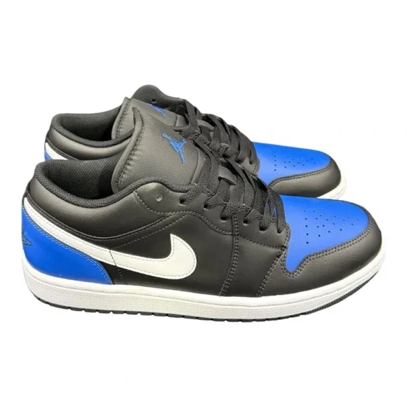 Size 15 - Air Jordan 1 Low Black Royal Toe