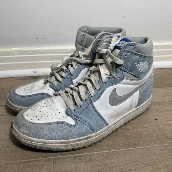 Air Jordan 1 Men’s 12 Retro High Hyper Royal Smoke Grey Nike 555088-402 READ
