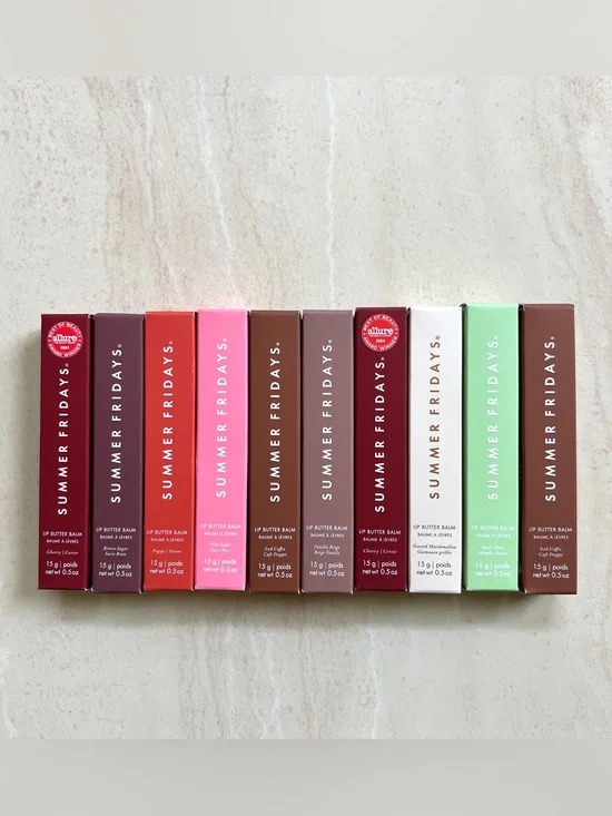 Summer Fridays Lip Balm Set of 10