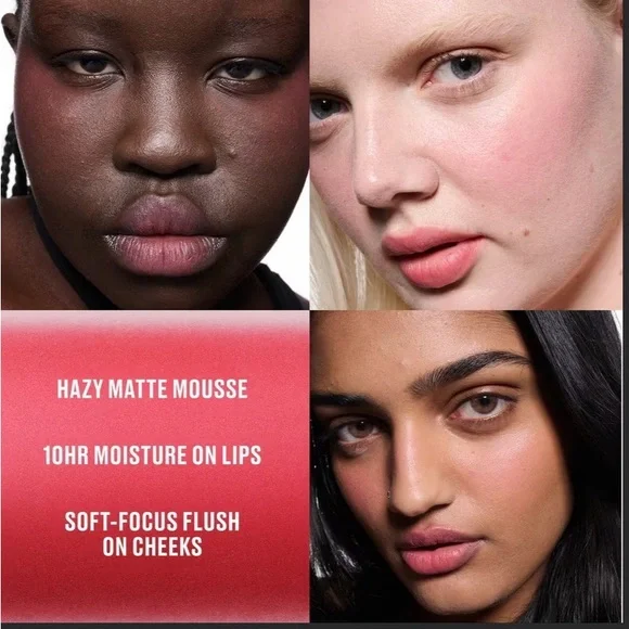 MAC A LITTLE TAMMED POWDER KISS LIQUID LipCOLOUR - Bold Red