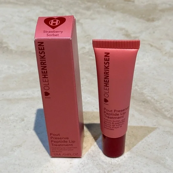 OLEHENRIKSEN Pout Preserve Hydrating Peptide Lip Treatment - Strawberry Sorbet
