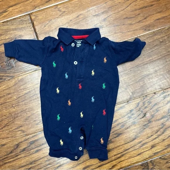 Ralph Lauren Navy‎ Footie