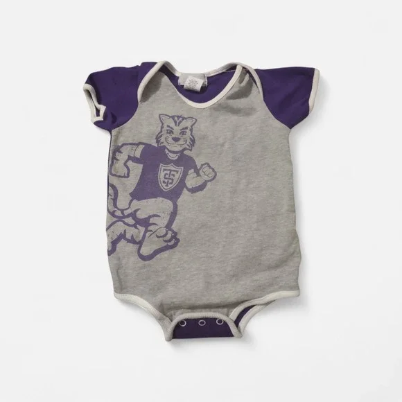 VTG Third Street Kansas State Wildcats Baby Bodysuit 18 Months‎ Made In The USA