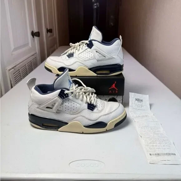 Size 10.5 - Nike Air Jordan 4 Retro LS Columbia 2015 Men's Shoes