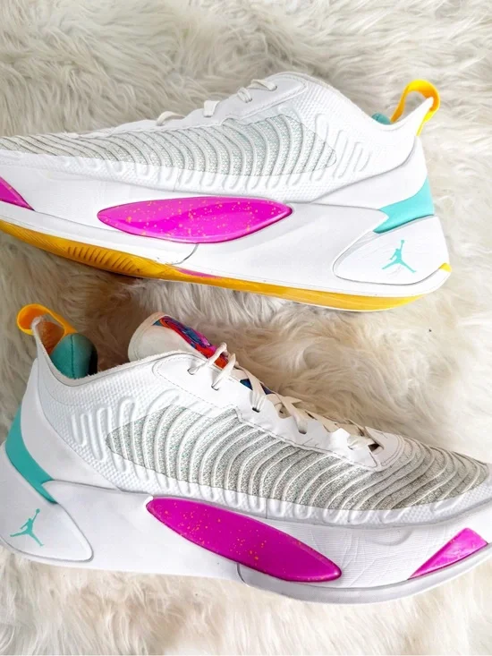 Jordan Luka 1 Imaginarium Basketball Shoes White Multi Men’s Size 11.5