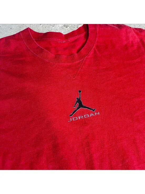 Vintage Jordan Tshirt Red Size XL