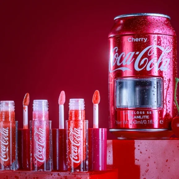 Coca-Cola Cherry Gloss Collection 3 Piece Set/ BRAND NEW/ 1 LEFT