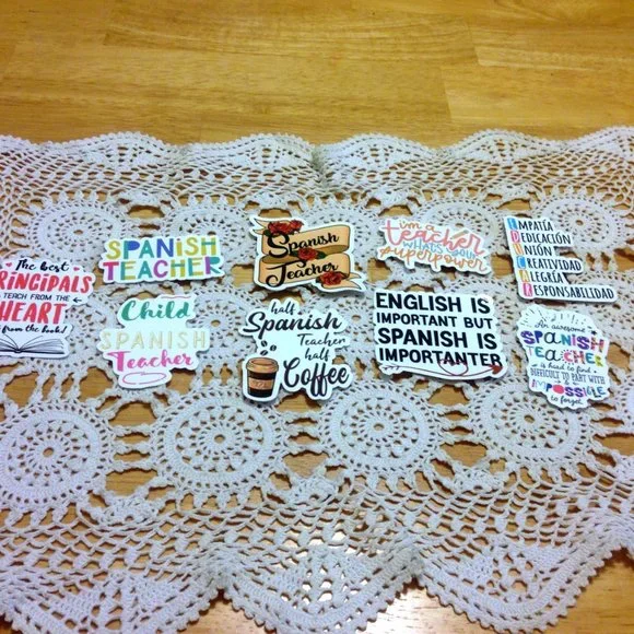 Spanish Teacher / educator stickers