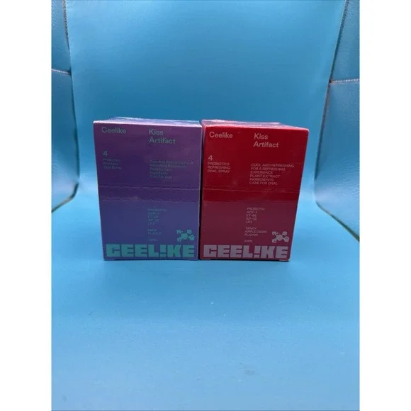 Sealed Ceelike Kiss Artifact Probiotic Oral Spray New 2pk Mint & tangy apple