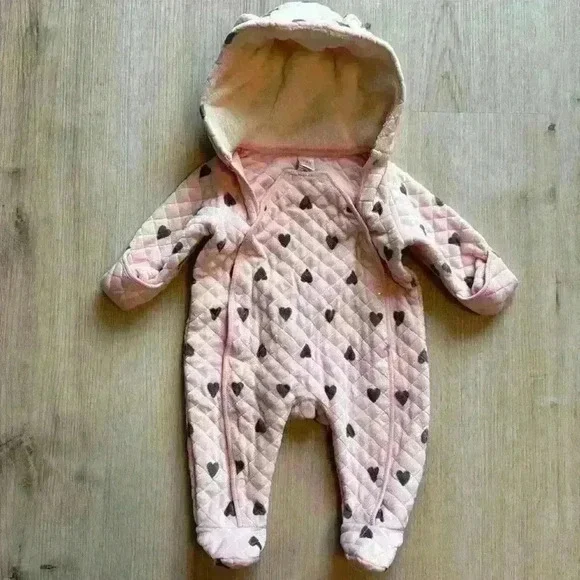 Nordstrom Baby fleece bunting size 6 months