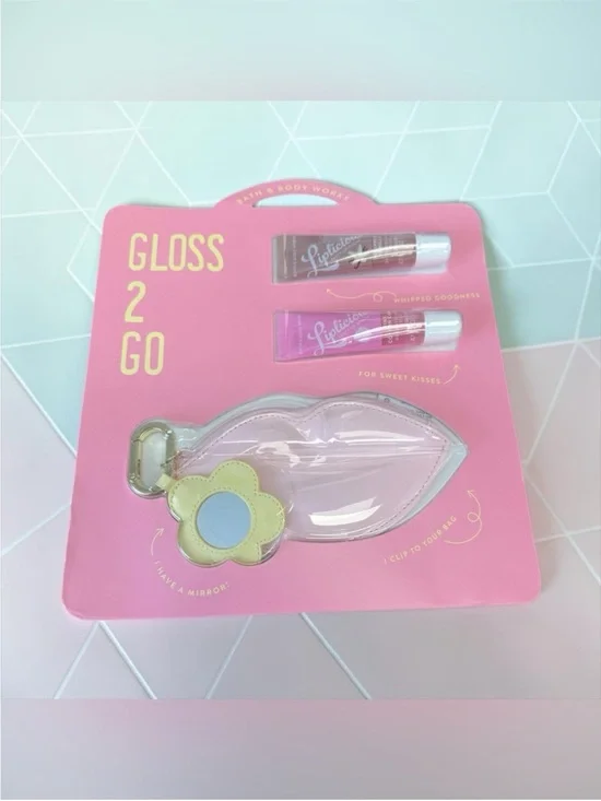 BATH & BODY WORKS 3-Piece Gloss 2 Go Lip Gloss Set/NIP