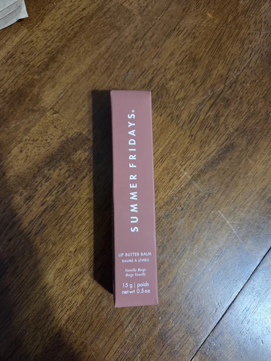 Summer Fridays Lip Butter Balm — Vanilla Beige
