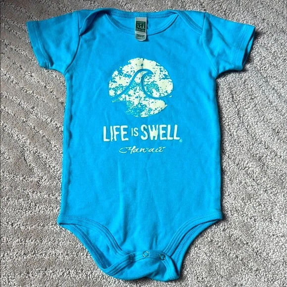 Life is Swell Hawaii souvenir baby onesie