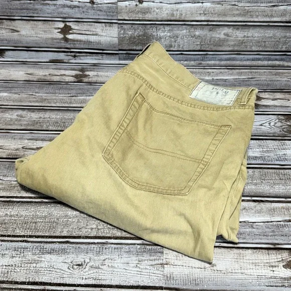 Polo Ralph Lauren Jeans Men 40x29 Actual Tan Cotton Straight Leg Casual 5-Pocket